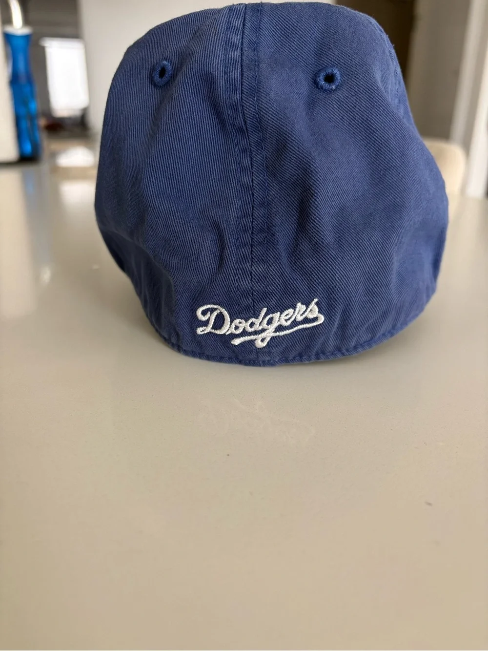 Vintage Los Angeles Dodgers Blue Baseball Cap White LA Logo Medium 100% Cotton
